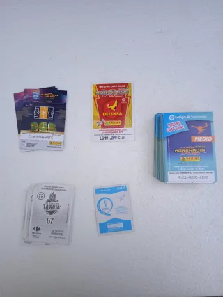 Lote 100 cartas fútbol diferentes años