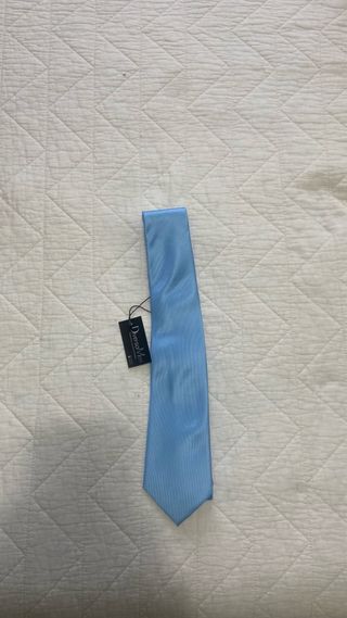 Corbata lisa azul DiversoMen
