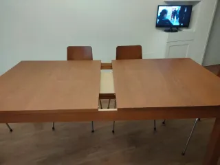 Vendo 6 sedie legno+tavolo allungabile legno