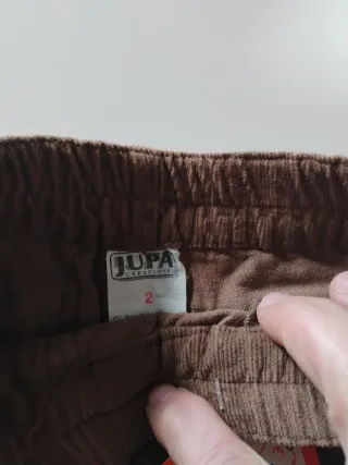 Pantalones pana marrón Jupa 1.5 2 años