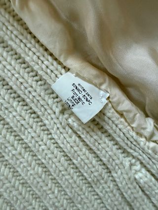 Chaqueta Tommy Hilfiger Lana y Ante Beige