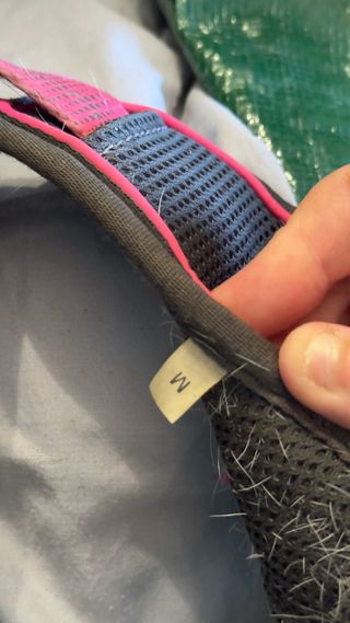 Arnés+correa X-TRM Perro Rosa y Gris Talla M