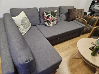 Sofá Cama Rinconera IKEA FRIHETEN Gris