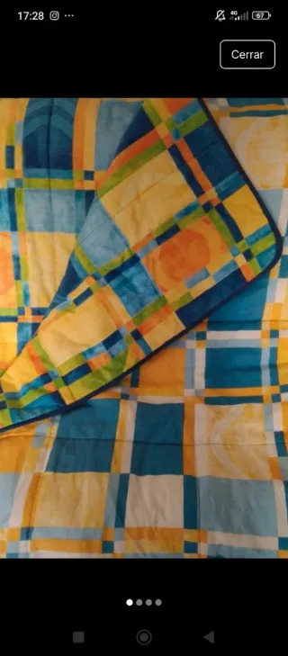 Edredón reversible poliéster 260x180