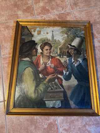 Cuadro Gil Guerra oleo pintura sobre madera