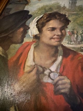 Cuadro Gil Guerra oleo pintura sobre madera