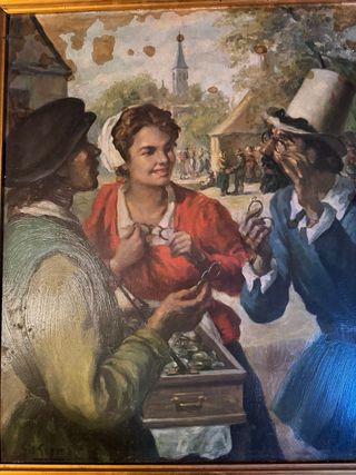 Cuadro Gil Guerra oleo pintura sobre madera