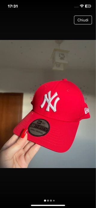 Cappello NY 39THIRTY Rosso