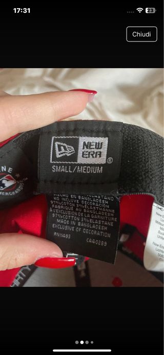 Cappello NY 39THIRTY Rosso