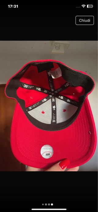Cappello NY 39THIRTY Rosso