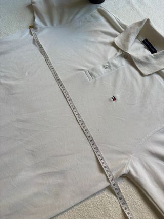 Polo Tommy Hilfiger Blanco Vintage
