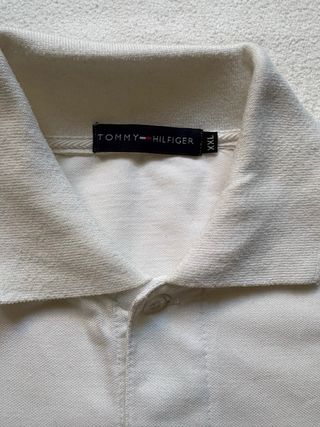 Polo Tommy Hilfiger Blanco Vintage