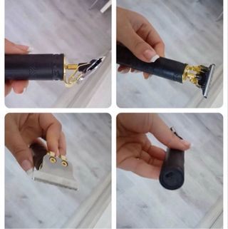 Máquina Cortapelos Barba Batería Dorada