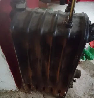 Caldera de carbón y leña Roca