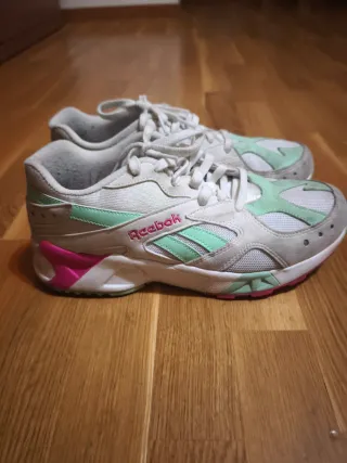Zapatillas Reebok Aztrek Verde y Blanco