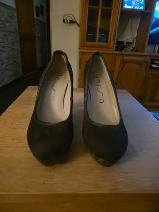 Zapatos de salón Unisa piel marrón