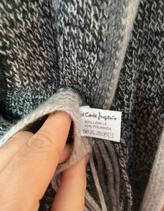 Bufanda larga de lana