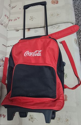 Mochila Coca-Cola con ruedas, a estrenar