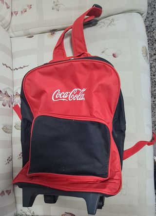 Mochila Coca-Cola con ruedas, a estrenar