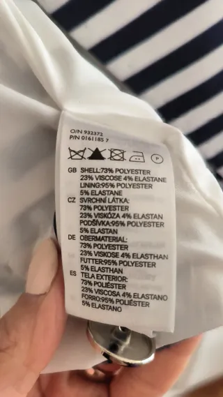 Blazer estilo marinero H&M azul marino y blanco