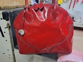 Borsa Furla rossa lucida