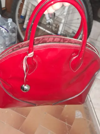 Borsa Furla rossa lucida