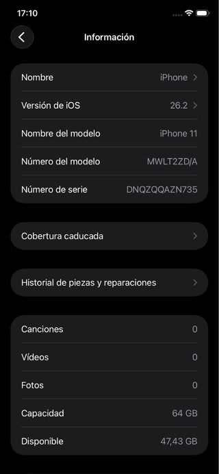 iPhone 11 64GB Negro