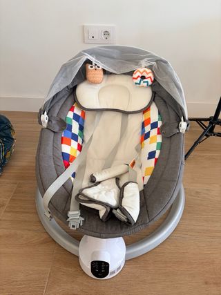 Hamaca Mecedora Bebé con Manta