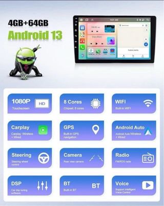 Car play BMW Serie 1 4GB+64GB nuevo 200€