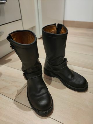 BOTAS CUERO "SANCHO" MOTO