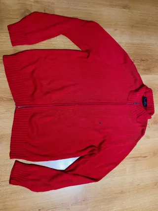 Jersey cremallera Carolina Herrera rojo