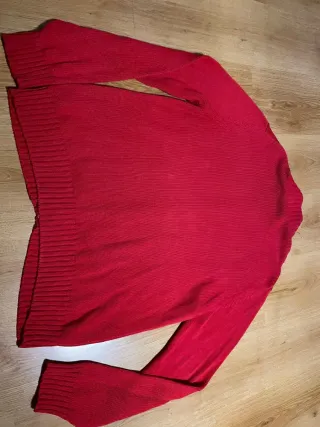 Jersey cremallera Carolina Herrera rojo