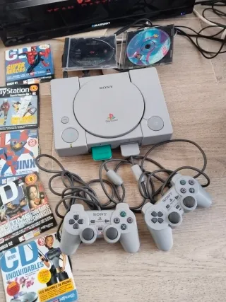 Consola PlayStation 1 PS1 Gris + Mandos