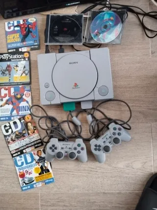 Consola PlayStation 1 PS1 Gris + Mandos