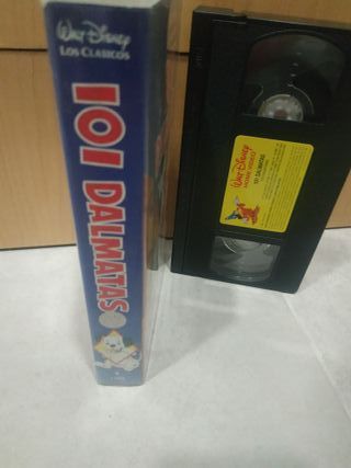 VHS 101 Dálmatas Disney Clásicos Español