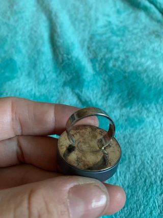 Anillo con estampado floral