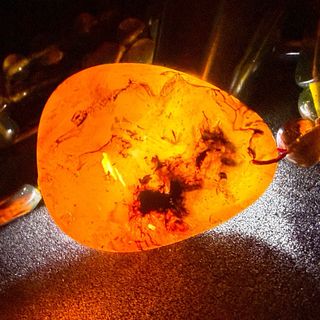 Collar de ámbar con colgante