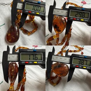 Collar de ámbar con colgante