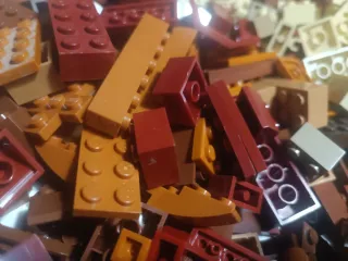 Lotto Lego Originali Marroni 500g