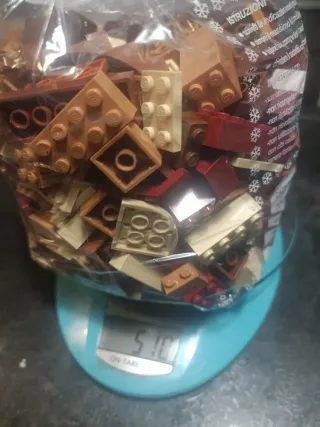 Lotto Lego Originali Marroni 500g