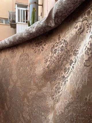 Telas fallera, corpiño, forro y falda