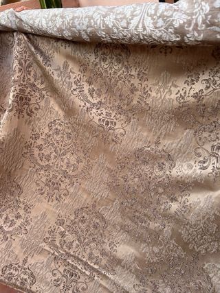 Telas fallera, corpiño, forro y falda