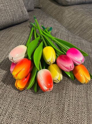 10 Tulipanes Decorativos 33cm