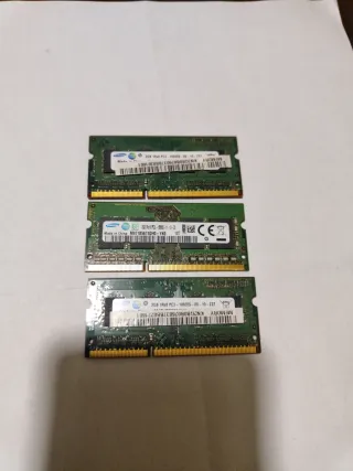 3x Samsung RAM 2GB DDR3 PC3-10600