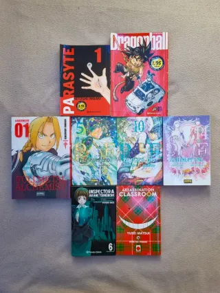 Lote de mangas: FMA, Platinum End, Psycho Pass+