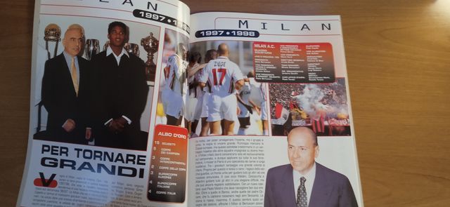 Libro Milan 1997-98