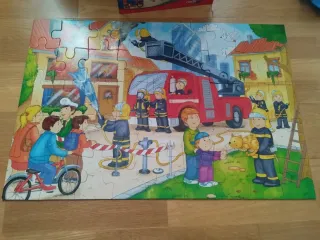 Puzzle XXL Bomberos 45 piezas