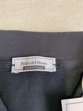 Polo Pedro del Hierro gris talla L