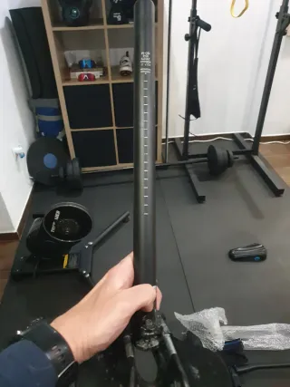 Tija Orbea OC y Sillín Selle Italia