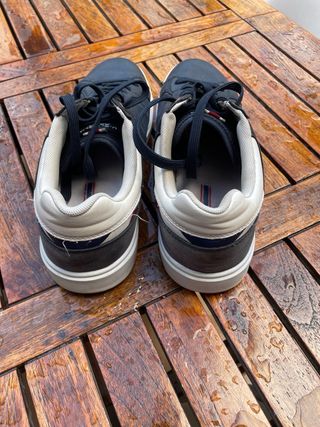 Zapatos U.S. Polo Assn. Azul y Blanco